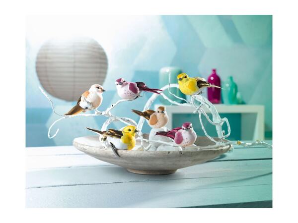 Livarno Home Decorative Clips - 6 Pack - Birds
