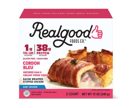 Real Good Foods Bacon Wrapped Stuffed Chicken Assorted Varieties