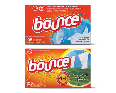 Bounce Fresh Linen or Outdoor Fresh Dryer Sheets
