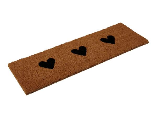 Livarno Home Coir Doormat - Hearts