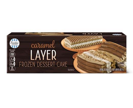 Sundae Shoppe 
 Vanilla or Caramel Layer Frozen Dessert Cake