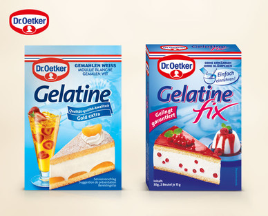 DR. OETKER Gelatine gemahlen/Gelatine fix