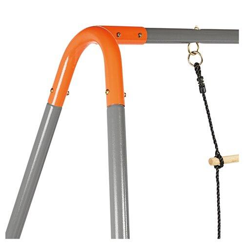 Doppelschaukel Combi, Grau/Orange