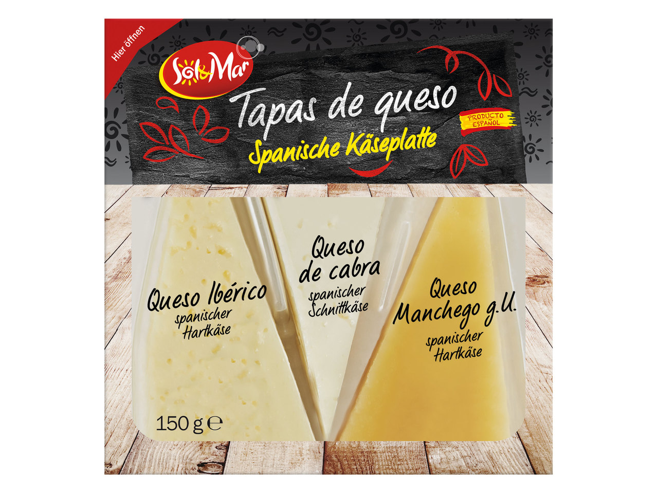 SOL & MAR Tapas de queso