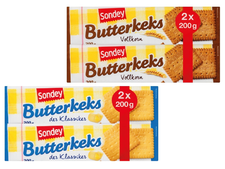 SONDEY Butterkeks Doppelpack