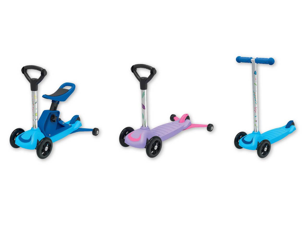 PLAYJIVE SCOOTER 3-in-1 Tri-Scooter