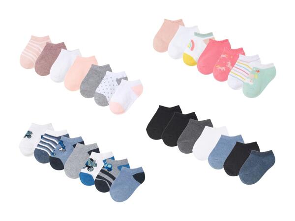 Socquettes pour enfants, 7 paires