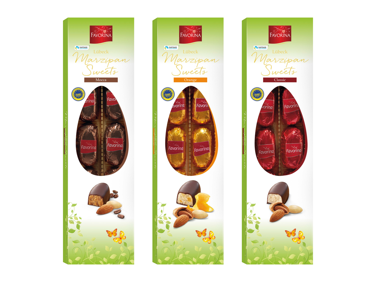 Œufs fourrés à la pâte d'amande de Lübeck