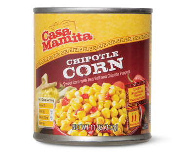 Casa Mamita Chipotle or Jalapeño Corn
