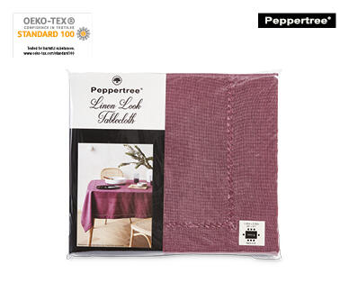 Linen-Look Tablecloth