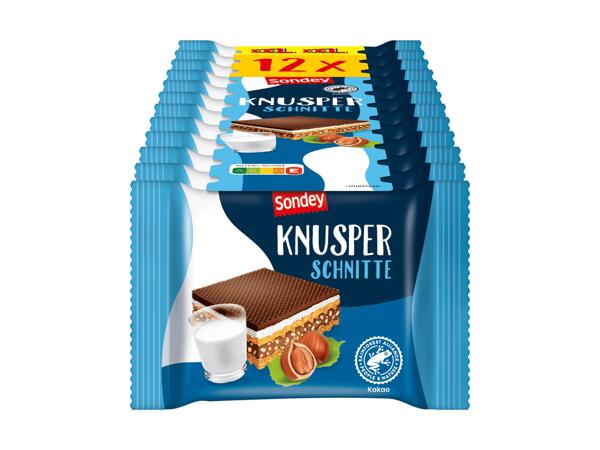 Milch-Haselnuss-Schnitte 12er