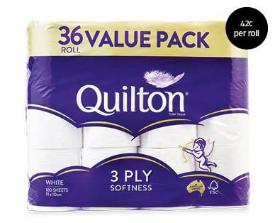 Quilton Toilet Paper 3ply 36pk