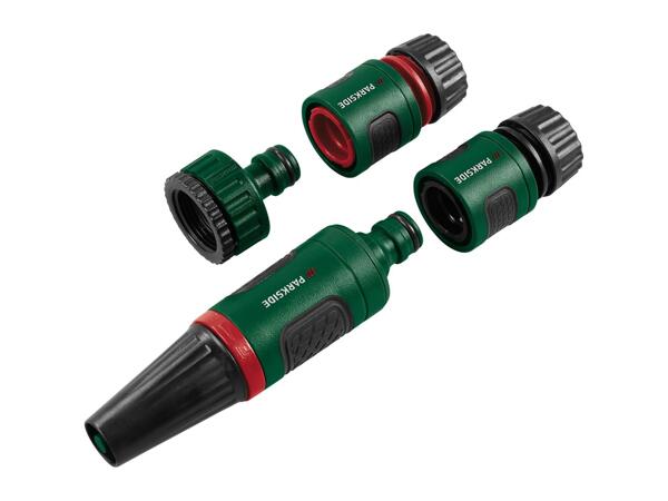 Parkside Garden Spray Gun with Connector Set - 4 Piece Set