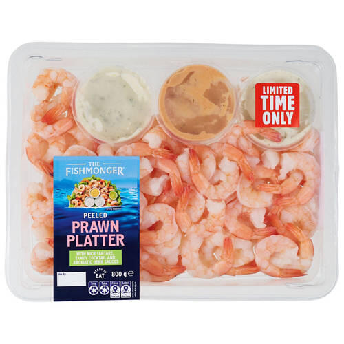Peeled Prawn Platter 800g