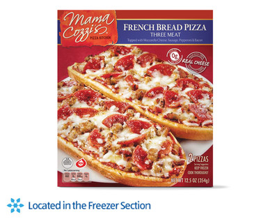Mama Cozzi's Pizza Kitchen Three Meat or Four Cheese French Bread Pizza