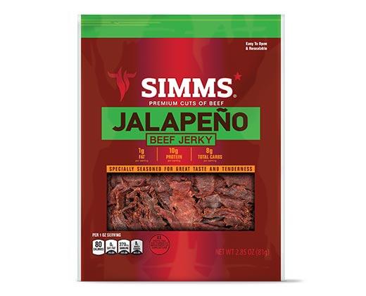 Simms Beef Jerky Sweet And Hot Or Jalapeno Aldi Us Specials Archive