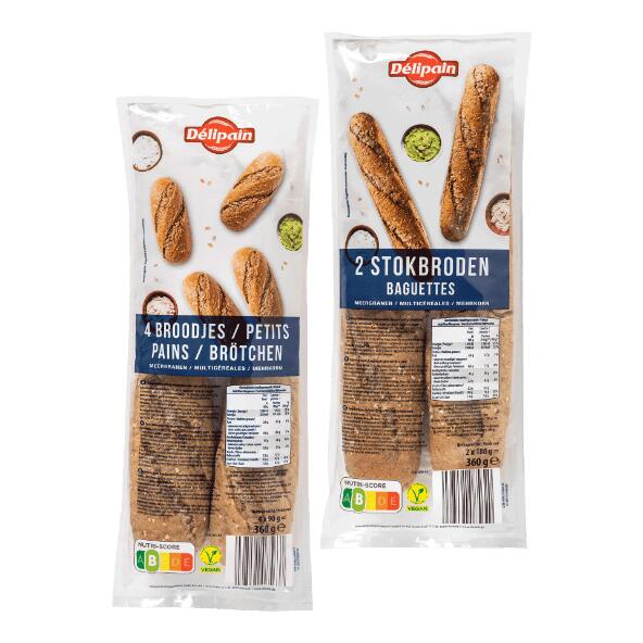 DÉLIPAIN(R) Meergranenpiccolo's of baguettes