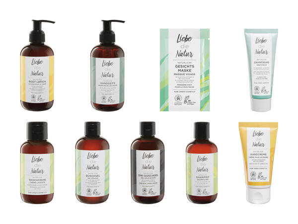 Articles de soins naturels