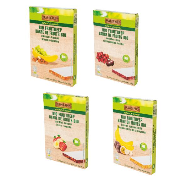 Barres aux fruits bio, 5 pcs