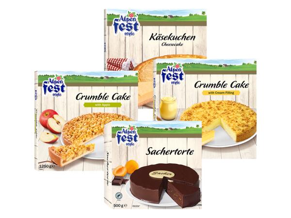 Smulpaj/ Käsekuchen/ Sachertårta