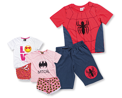 Linge de nuit pour enfants SMILEY(R) WORLD/BATMAN™/SPIDER-MAN
