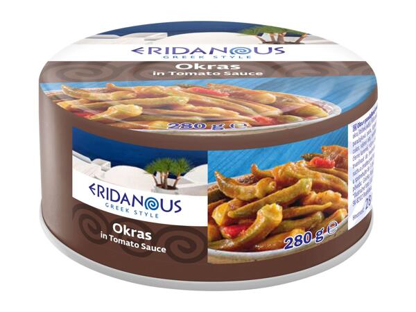 Eridanous Okras in Tomato Sauce