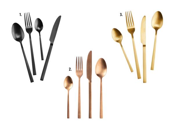 Set de couverts en a cier inox, 16 pièces