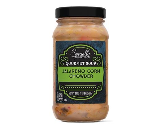 Specially Selected Corn Chowder with Bacon or Jalapeno Corn Chowder