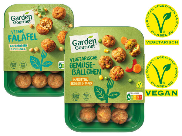 Garden Gourmet Gemüselaibchen, Falafel oder Schnitzel
