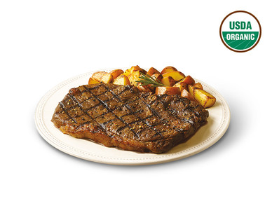 SimplyNature Fresh Organic Grass Fed Top Sirloin Steak