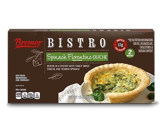 Bremer Bistro Florentine or Lorraine Quiche