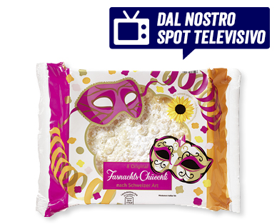 Chiacchiere di carnevale originali svizzere