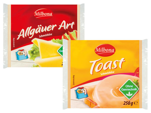 MILBONA Schmelzkäsescheiben