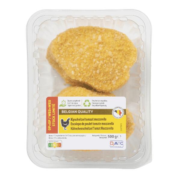 Kipschnitzel tomaat/mozzarella