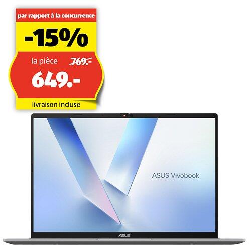 ASUS Ordinateur portable Vivobook 16", M1607KA