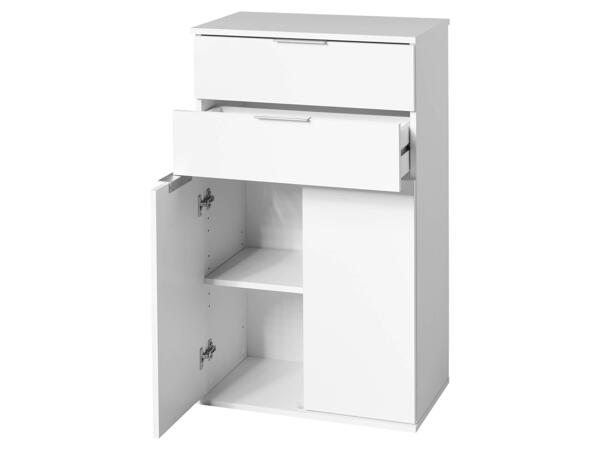 Storage Cabinet with 2 Drawers and 2 Doors