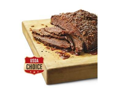 Morton's of Omaha Fresh USDA Choice Salt & Pepper or Texas BBQ Beef Brisket