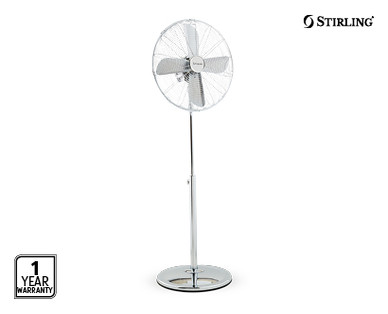 40CM CHROME PEDESTAL FAN