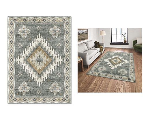 Huntington Home 6' x 9' Crystal Print Area Rug