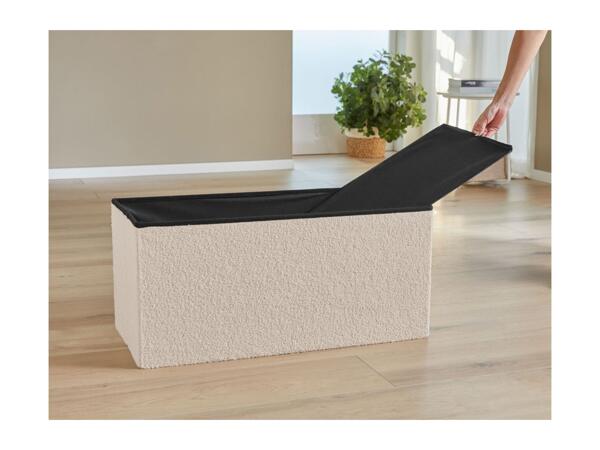 Livarno Home Storage Ottoman - Cream