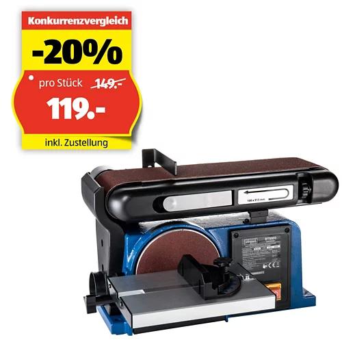 SCHEPPACH Band- und Tellerschleifer BTS900, 59033069931