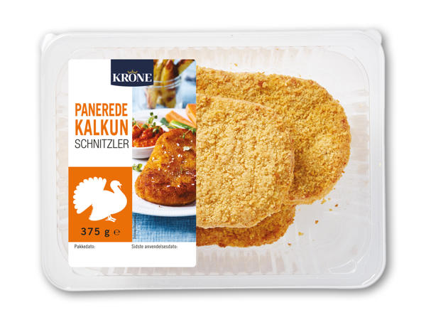 KRONE Panerede kalkunschnitzler