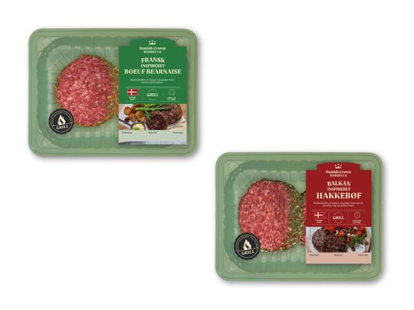 Kantkrydrede hakkebøffer