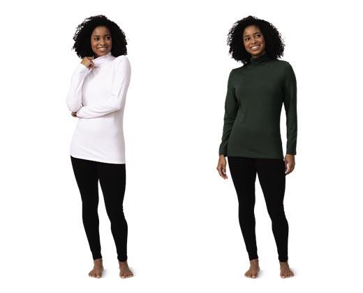 Serra 
 Ladies' 2-Pack Turtlenecks