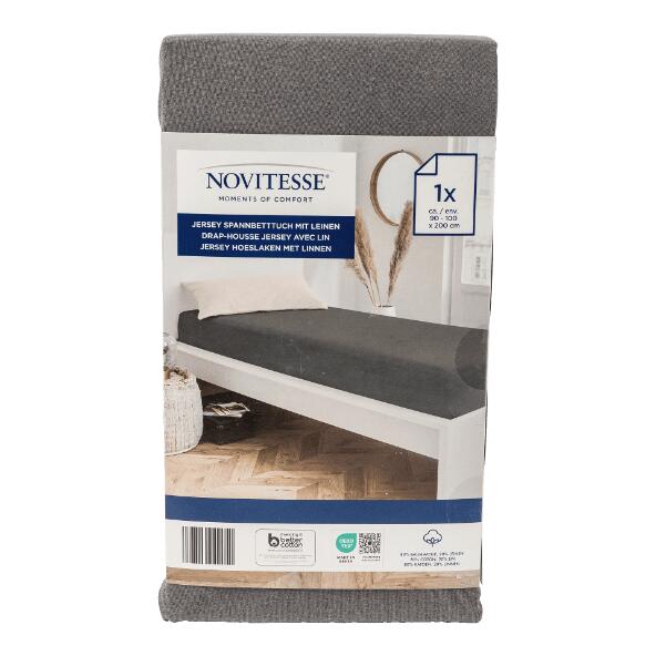 NOVITESSE(R) Leinen-Spannbetttuch, 1 Pers.