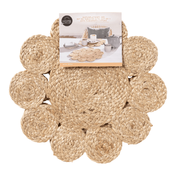 HOME CREATION(R) 				Jute placemats, 2 st.