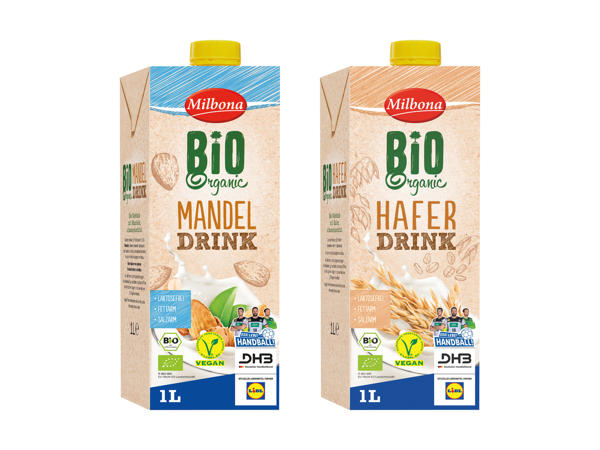 Boisson à l'amande/boisson à l'avoine bio