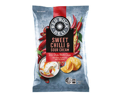 Red Rock Deli Sweet Chilli & Sour Cream Chips 165g