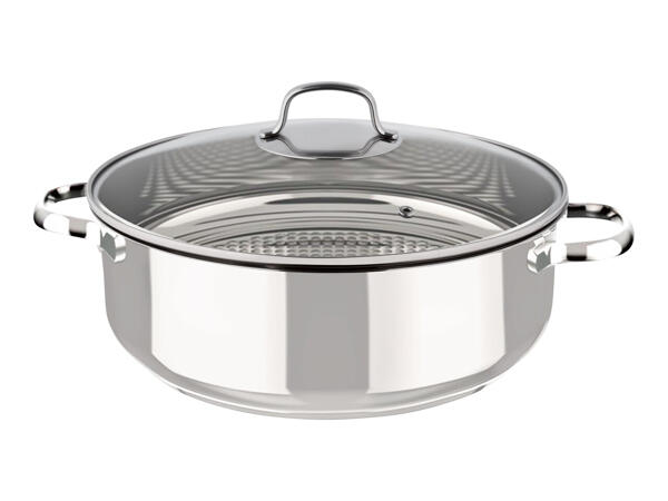 Ernesto 28cm Stainless Steel Casserole