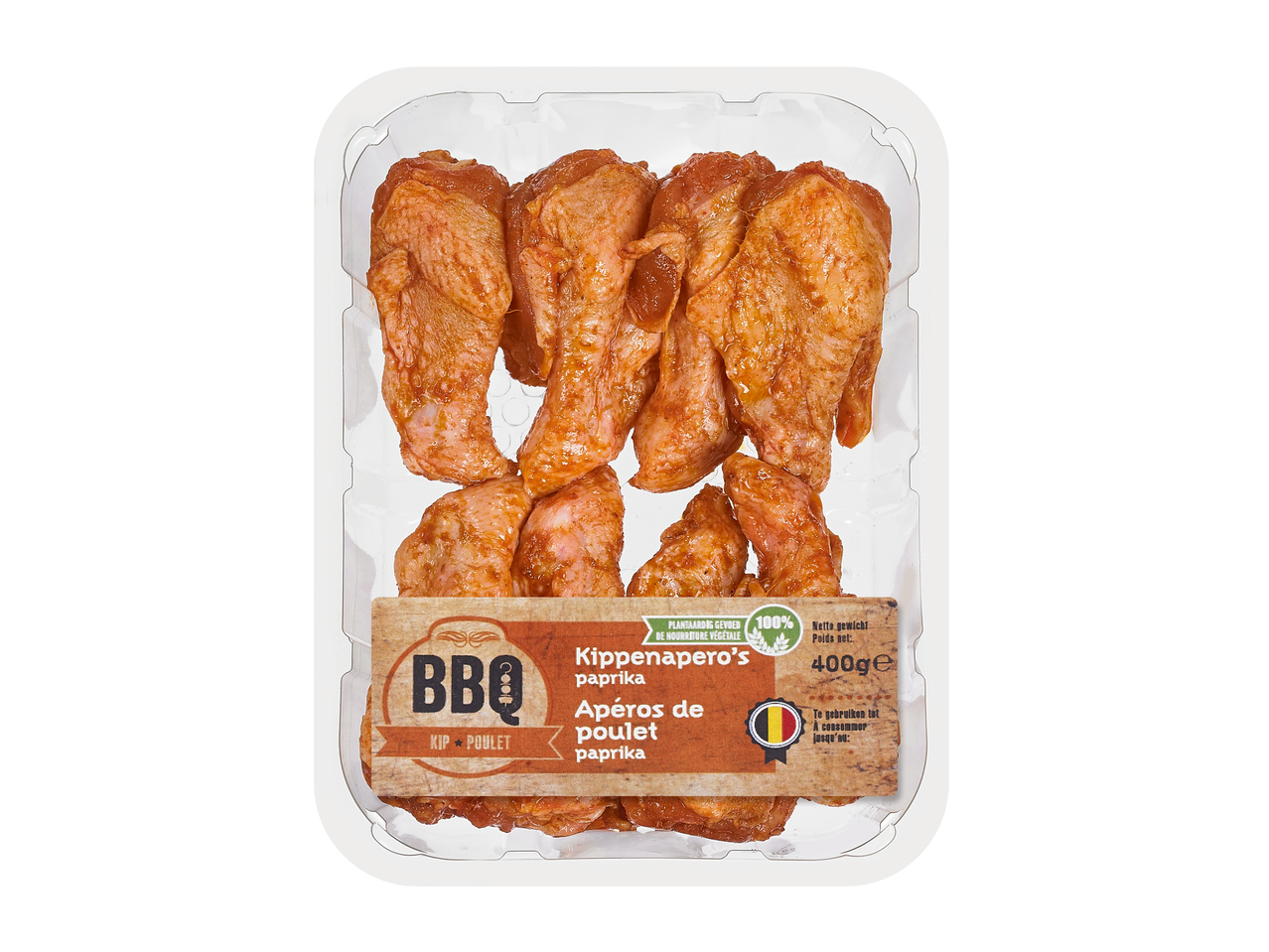 Kippenapero's met paprika